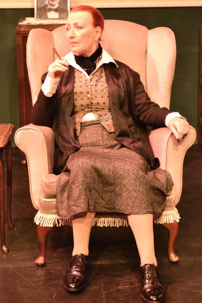 Beverley Wright as Miss Mockridge in Dangerous Corner